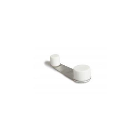 TOPE RETENEDOR GIRATORIO. ADHE.-TORNILLO.BLANCO