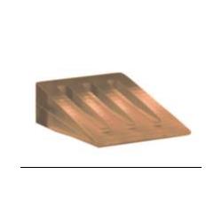 CUÑAS GOMA ENDURECIDA.13 X 30 X 45 MM.MARRON