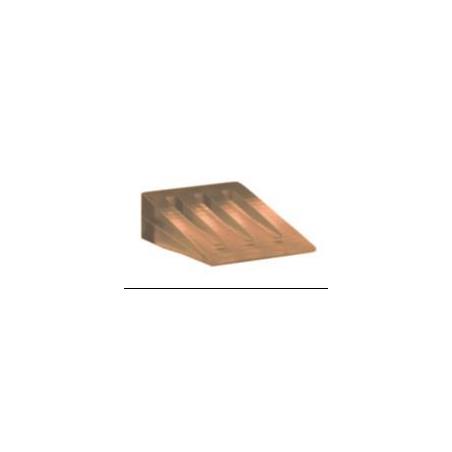 CUÑAS GOMA ENDURECIDA.13 X 30 X 45 MM.MARRON