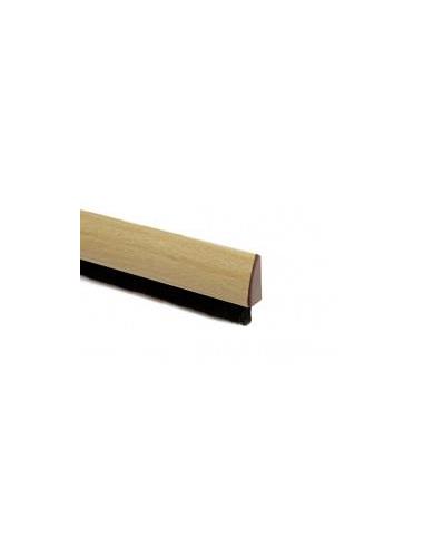 Burlete curvado puerta – 1 m – Pelo 15 mm – Adhesivo acrílico – Pino