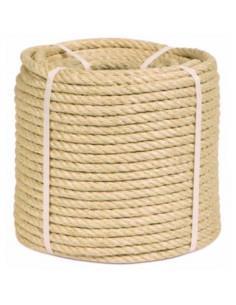 Cuerda de sisal – 4 cabos – 30 mm × 110 m –Bobina – Blanc
