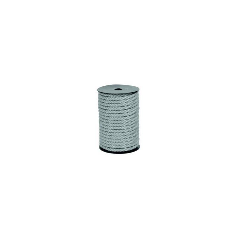 Cuerda de plástico – 10mm × 100 m – Gris