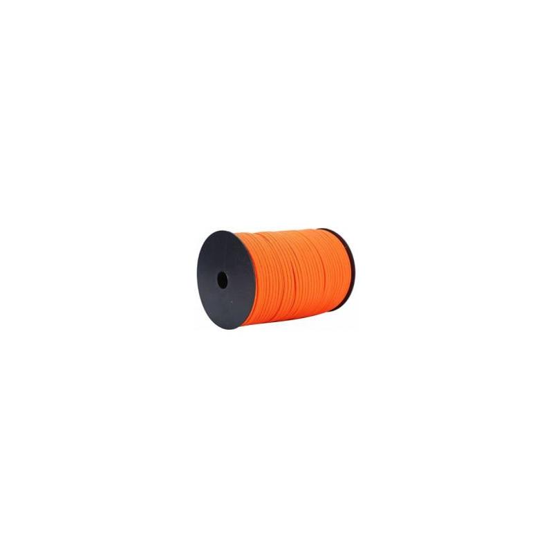 Polietileno trenzado naranja – 8 mm × 100 m – Especial salvavidas