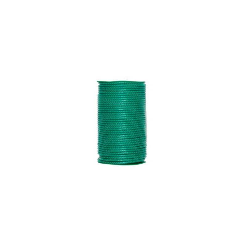 Cuerda plastificada – 5mm × 100 m – Verde