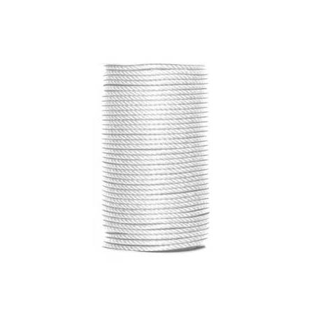 Cuerda plastificada –5 mm × 100 m – Blanco
