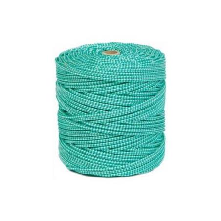 Polipropileno trenzado – 4 mm × 200 m – Blanco/Verde