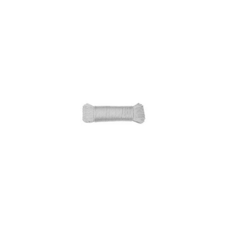 Madeja de polipropileno trenzado – 4 mm × 10 m – Blanco