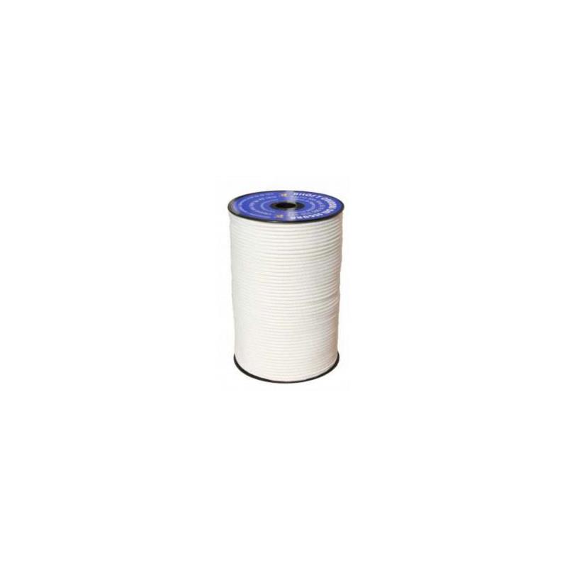 Trenza de nylon brillante – 4mm × 200 m – Blanco