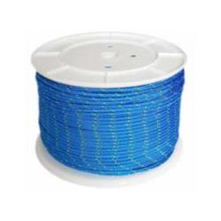 Trenza de nylon brillante – 5mm × 200 m – Azul/Amarillo