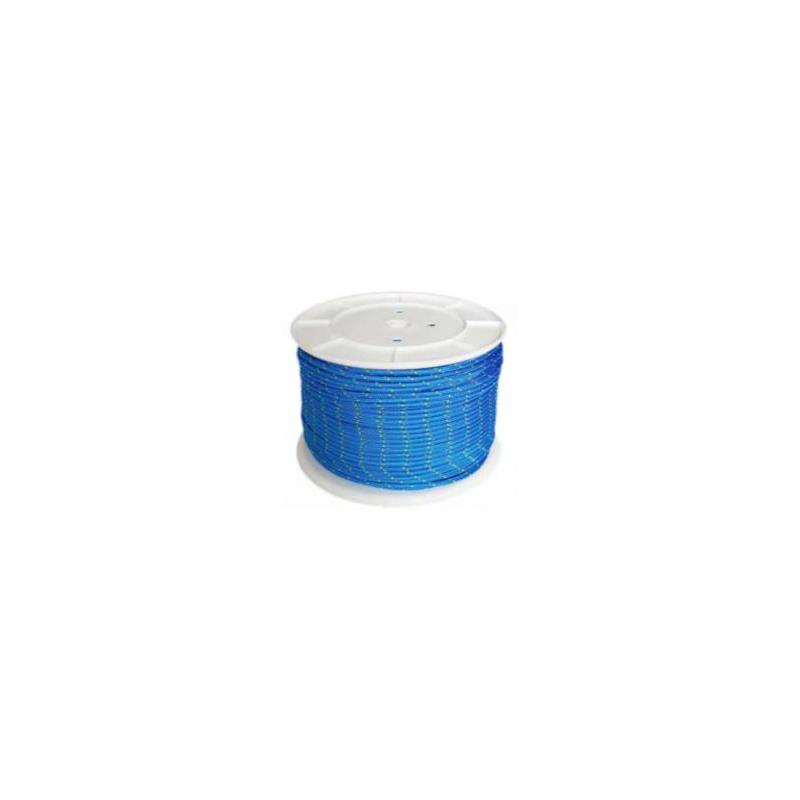 Trenza de nylon brillante – 12mm × 100 m – Azul/Amarillo
