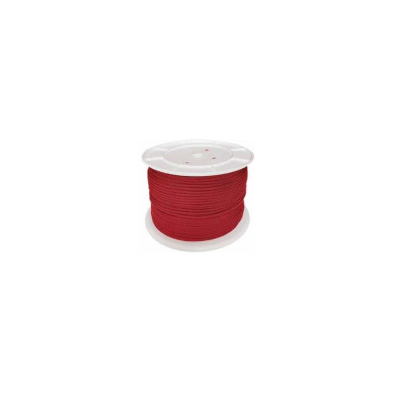 Trenza de nylon brillante – 8 mm × 100 m – Rojo