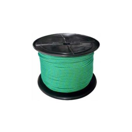 Trenza de nylon brillante – 8mm × 100 m – Verde/Azul