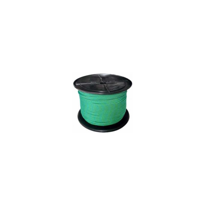 Trenza de nylon brillante – 10 mm × 100 m – Verde/Azul