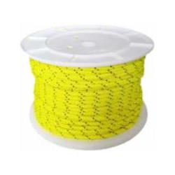 Trenza de nylon brillante – 5 mm × 200 m – Amarillo flúor/Pinta