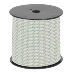 Hilo riel pulsera – 3 mm × 50 m – Blanco/Verde