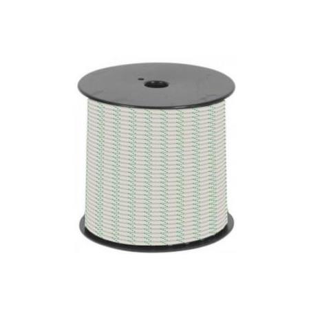 Hilo riel pulsera – 3 mm × 50 m – Blanco/Verde