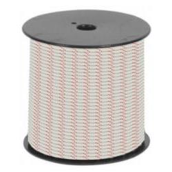 Hilo riel pulsera – 3 mm × 50 m – Blanco/Rojo