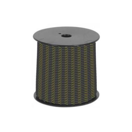 Hilo riel pulsera – 3 mm × 50 m – Negro/Amarillo