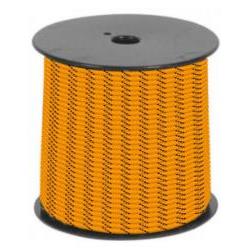 Hilo riel pulsera – 3 mm × 50 m – Naranja flúor/Negro