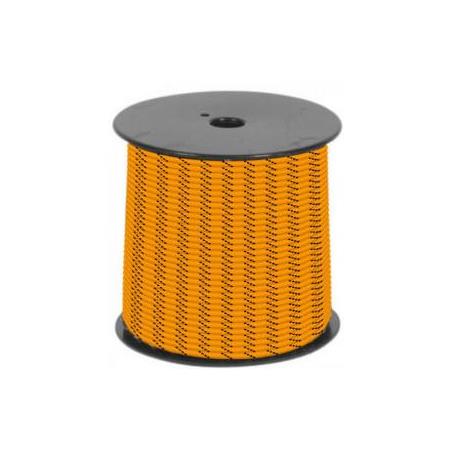 Hilo riel pulsera – 3 mm × 50 m – Naranja flúor/Negro