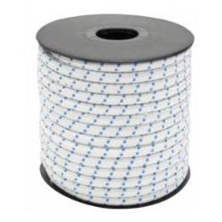 Goma elástica – 8 mm × 100 m – Blanca/Azul
