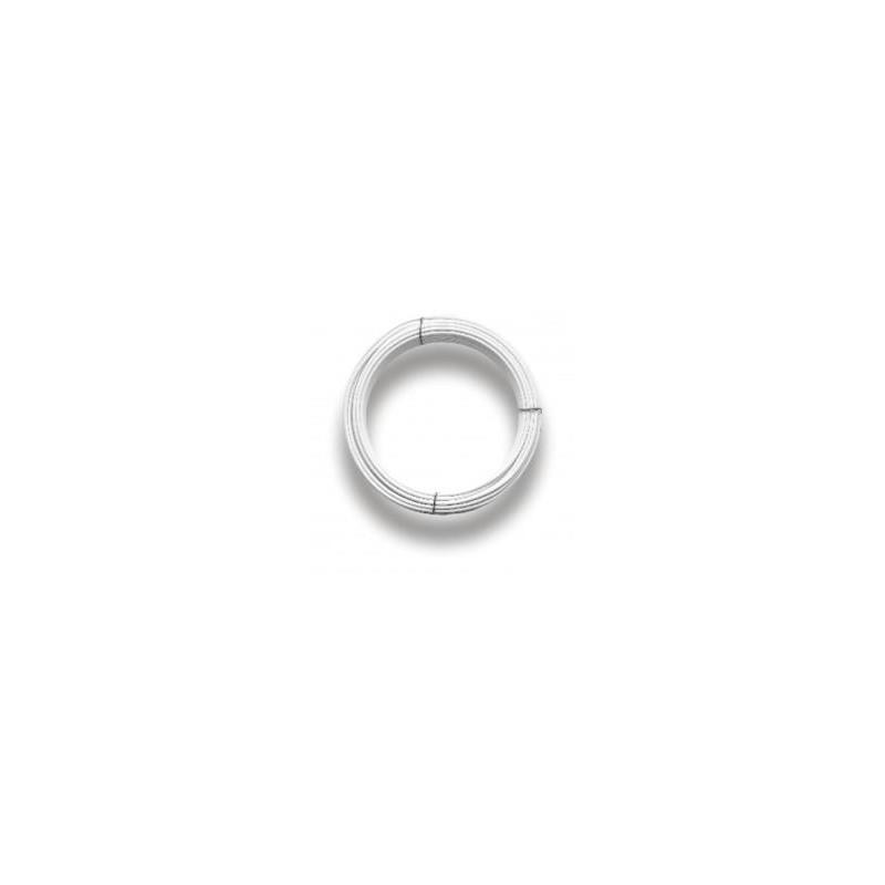 Alambre plastificado – 3 mm × 10 m – Blanco